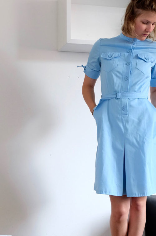 Second-Hand-Kleid-hellblau Second-Hand-Kleid-hellblau