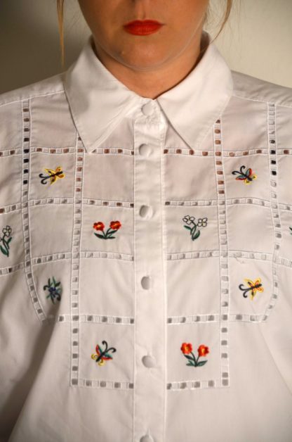Bluse Blumenmuster