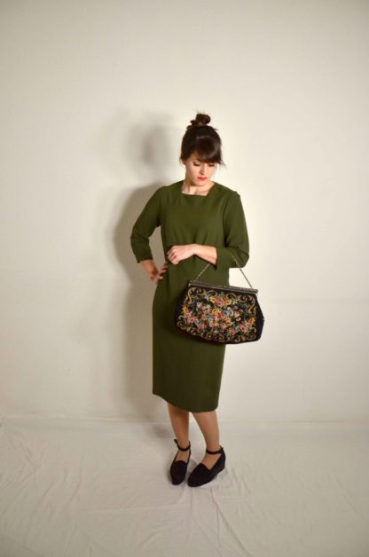 Designerkleid Siegelstoff Haute Couture Modèle