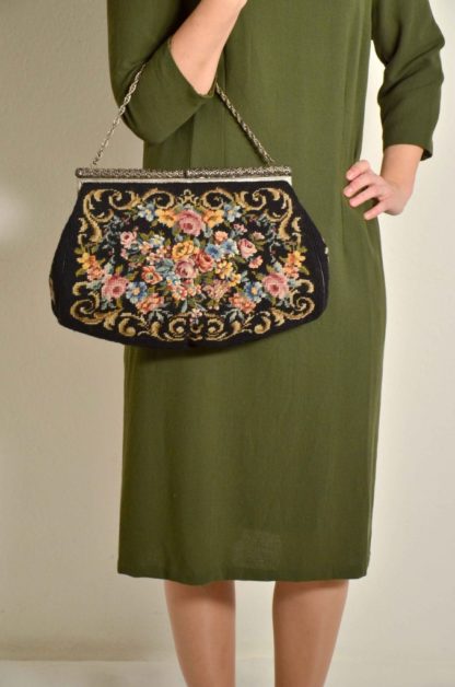Grünes Vintage Kleid