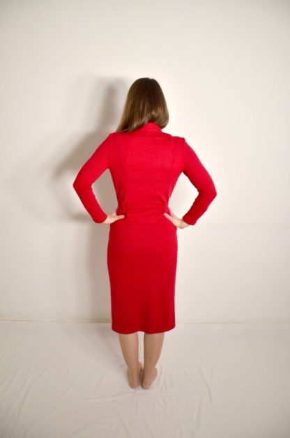 Rotes Uli Richter Vintage Kleid