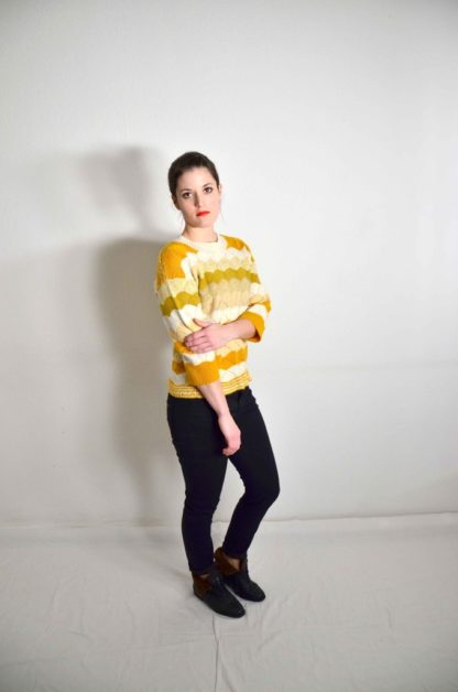 Strickpullover-bunt