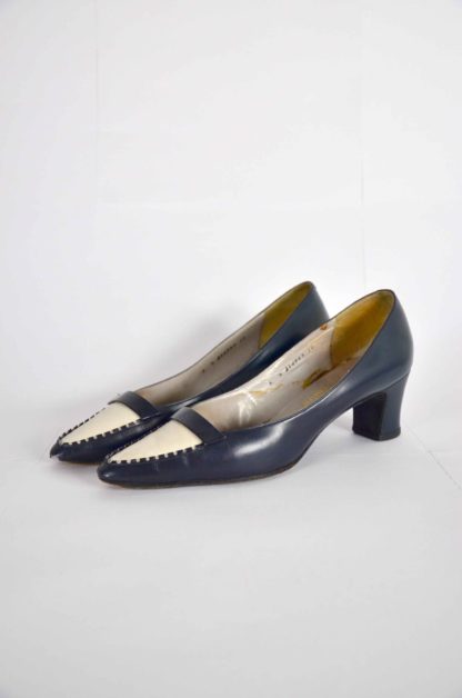 Blaue Vintage Schuhe