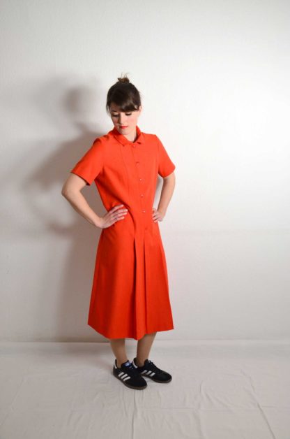 Rotes Vintage Sommerkleid
