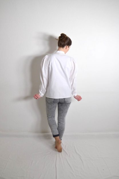 Weiße Bluse Vintage