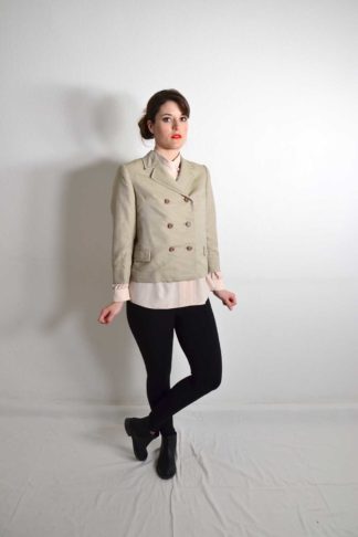 Vintage Blazer Damen beige