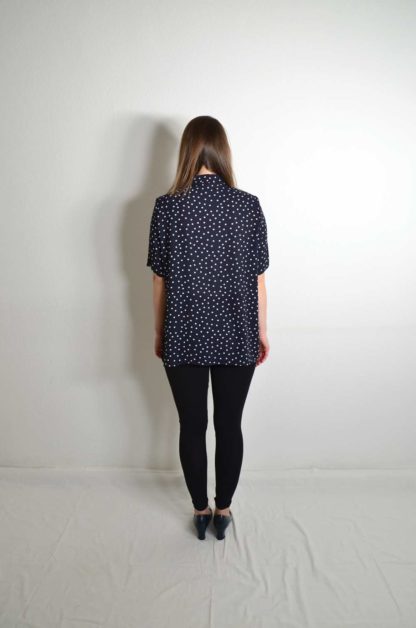 Vintage Bluse mit Pünktchen