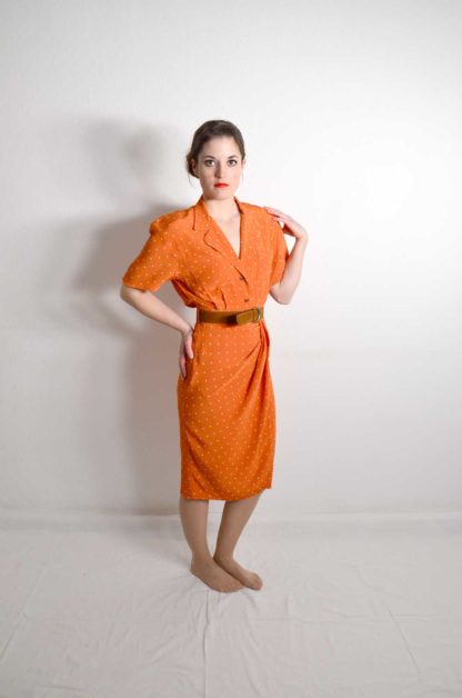 Vintage Kleid mit Punkten