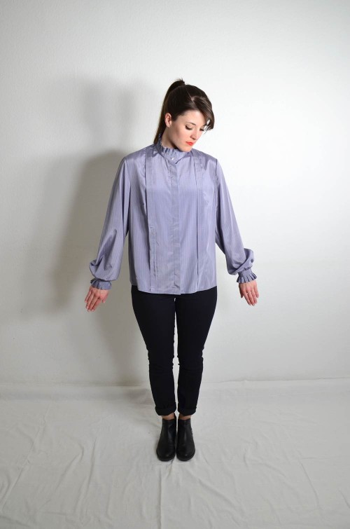 Vintage Rüschenbluse