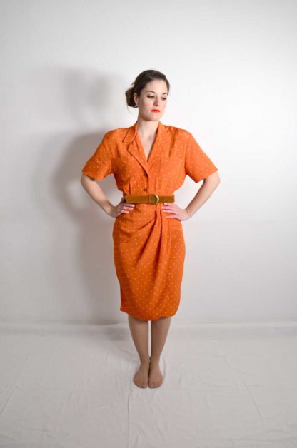 Wallis Vintage Kleid Orange