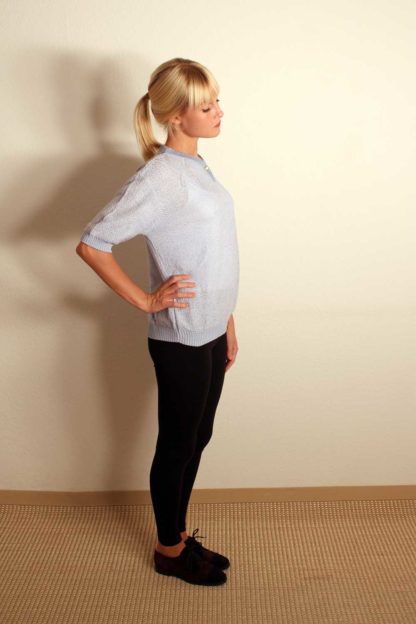 Damen-T-Shirt-hellblau