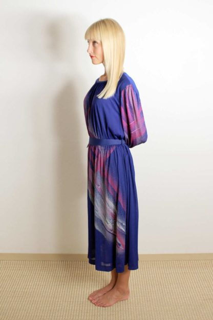 Vintage-Kleid-Lila
