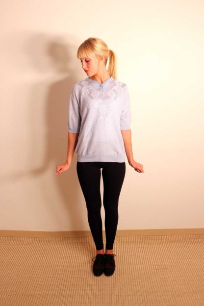 Vintage-Shirt-hellblau