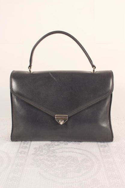 vintage-handtasche-dunkelblau