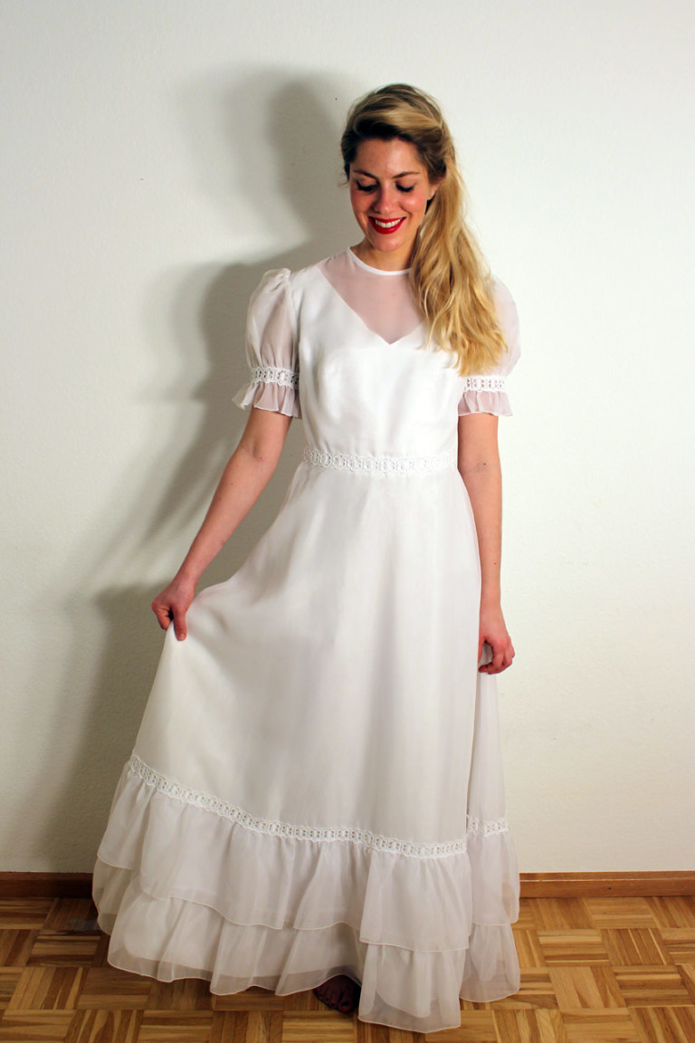 Vintage 70er Jahre Brautkleid "Marie" | Oma Klara