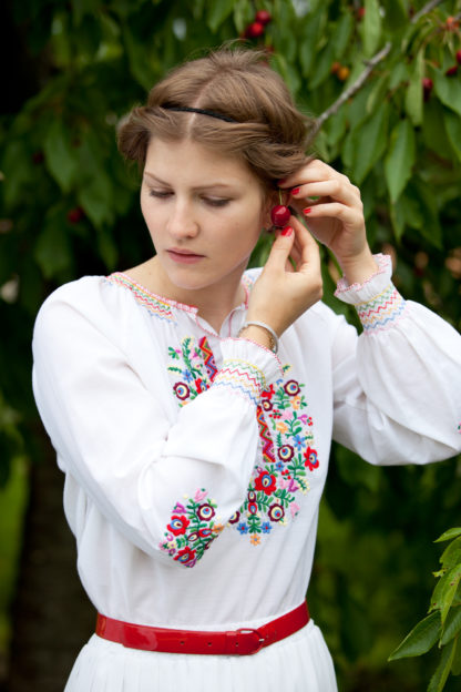 Vintage Sommerbluse Damen