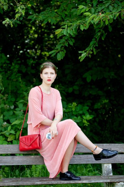 Vintage Zweiteiler Rosa