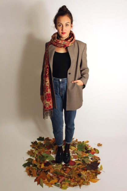 vintage-blazer-braun-beige