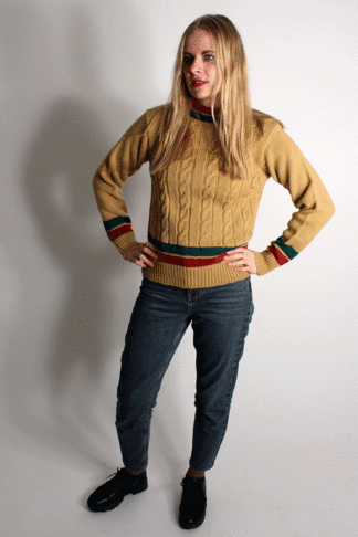 vintage-pullover-senfgelb