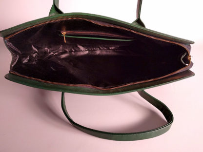 Vintage-Handtasche-grün