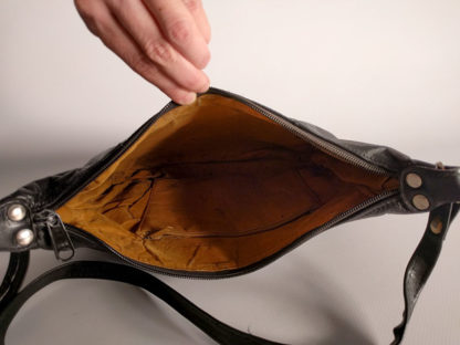 Vintage-Handtasche-schwarz
