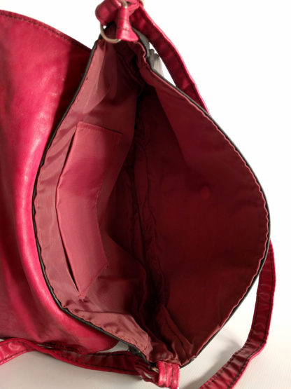 Vintage-Handtasche-schwarz-rot