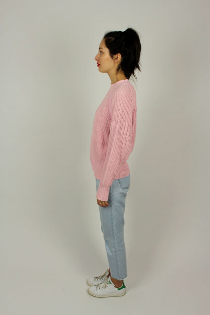 Vintage-Pullover-Rosa