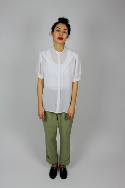 Vintage-Bluse-Damen