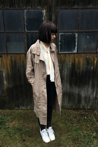 Vintage-Trenchcoat-Damen