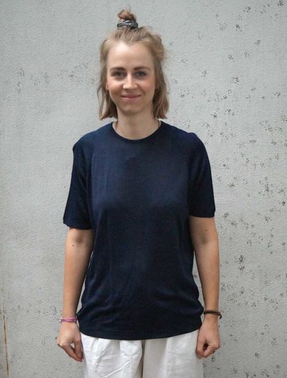 Tshirt-Damen-Blau