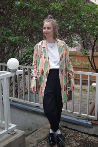 Vintage-Damenblazer-Sommer