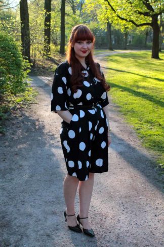 Vintage-Jumpsuit-Punkte