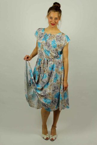 Vintage Blumen Kleid