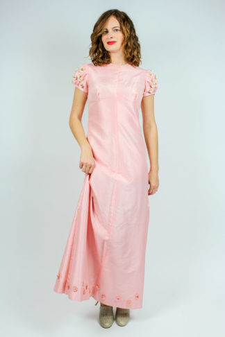 Vintage Brautkleid rosa