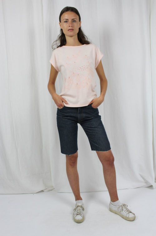 Vintage-shirt rosa
