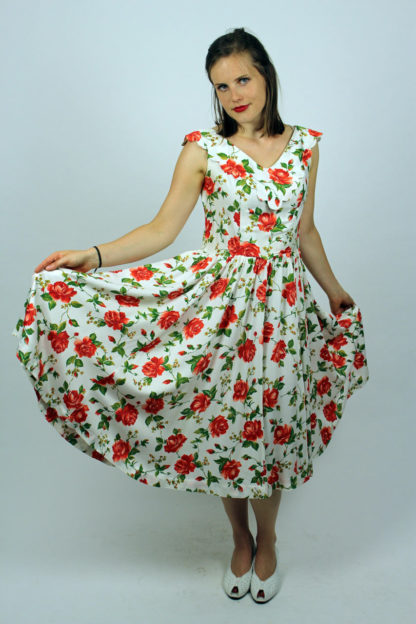 Blumen Muster Kleid