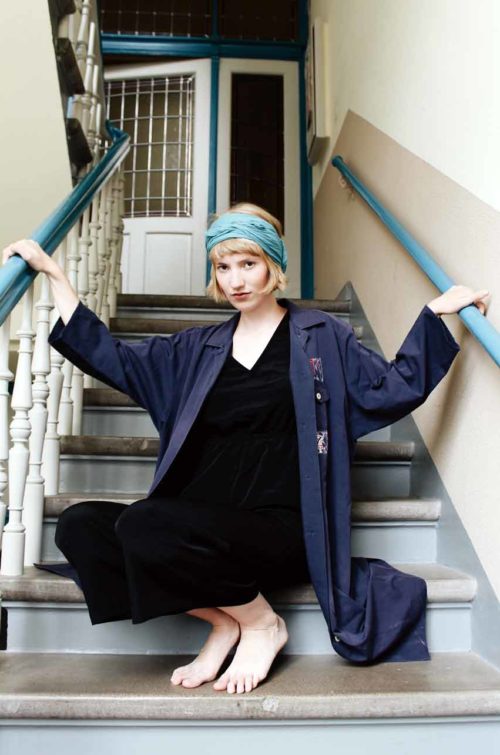 Maxikleid blau Oversized