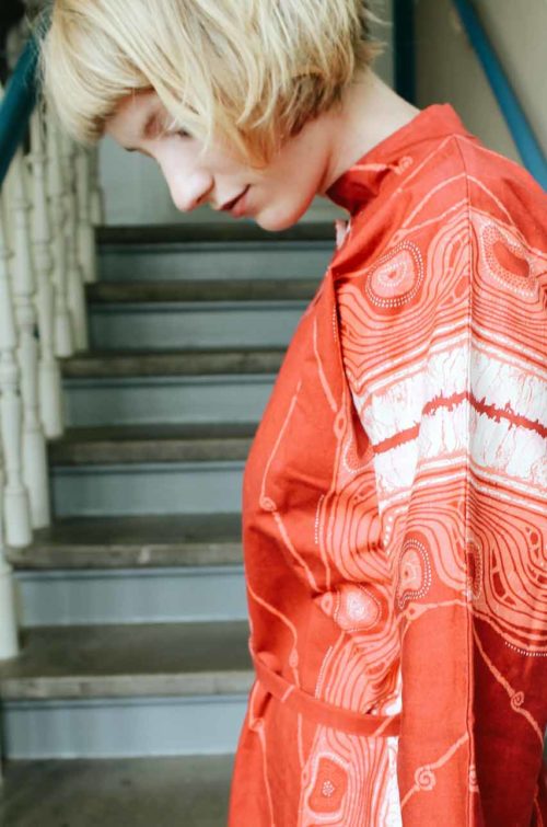 Sommerkleid Kimono Look