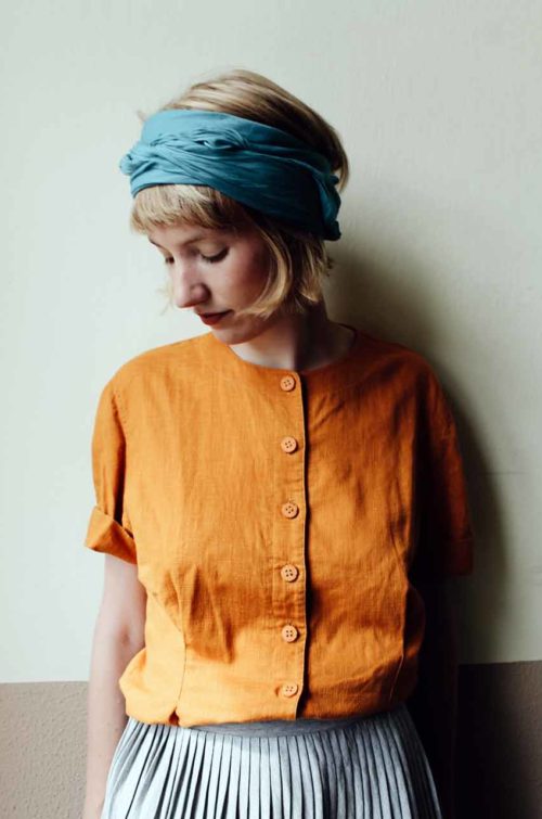 Vintage Bluse orange