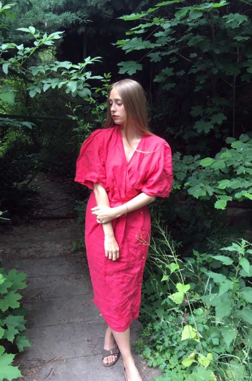 Vintage Kleid zum wickeln