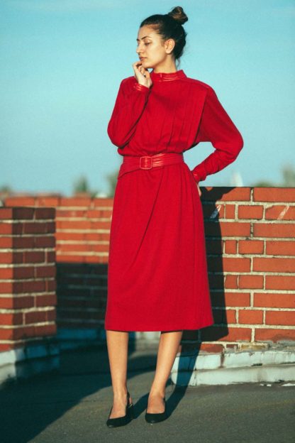 Vintage Kleid rot