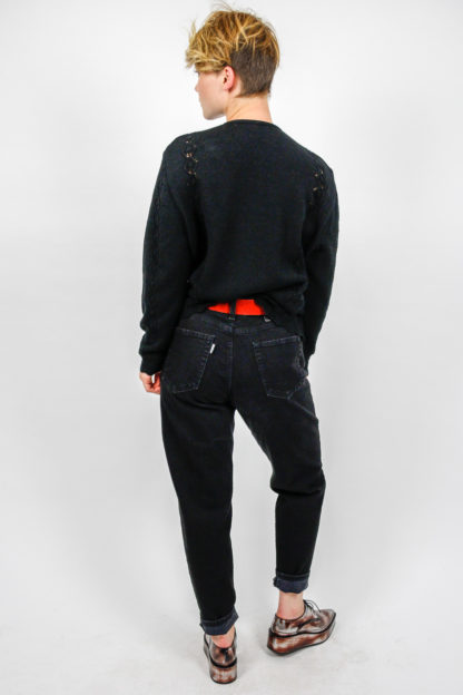cardigan spitze schwarz