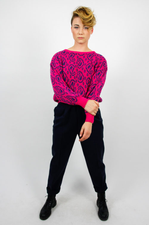 pulli mit blau leo pink