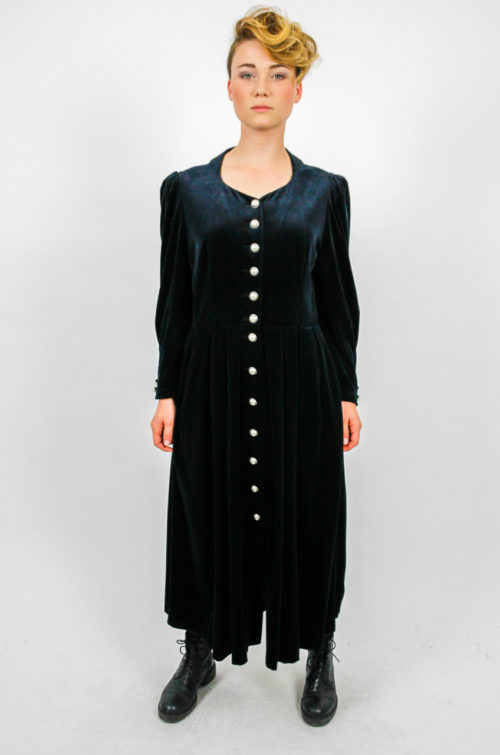 Kleid silberne Knöpfe (1)