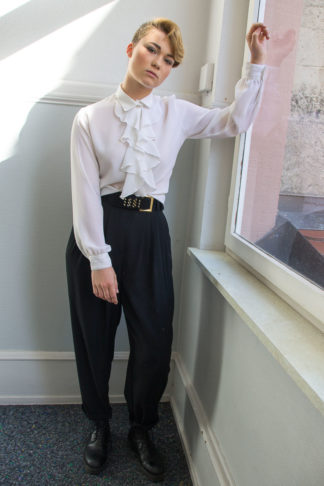 Vintage Bundfaltenhose