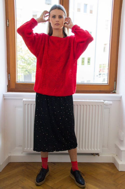 Vintage Pullover rot