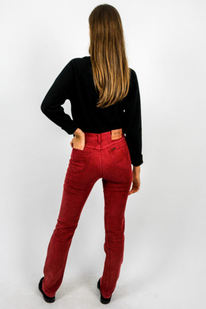 cordhose weinrot taschen lang