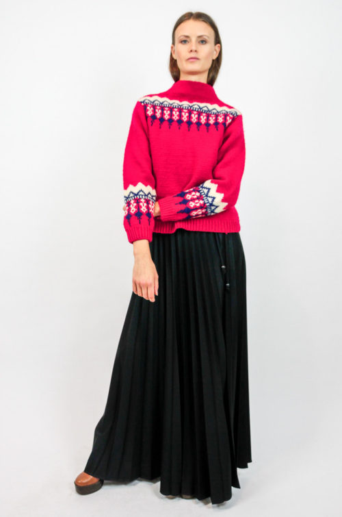 pulli wolle pink
