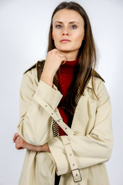 retro coat beige