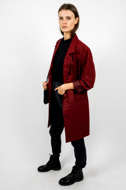 retro jacke animalprint